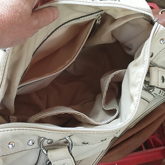 Nine West Large Cream Handbag - Picture 10 of 14